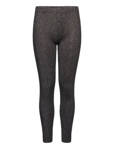 2X2 Lurex Lulu Leggins Bottoms Leggings Black Mads Nørgaard