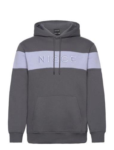 Mercury Stripe Hood Tops Sweatshirts & Hoodies Hoodies Grey NICCE