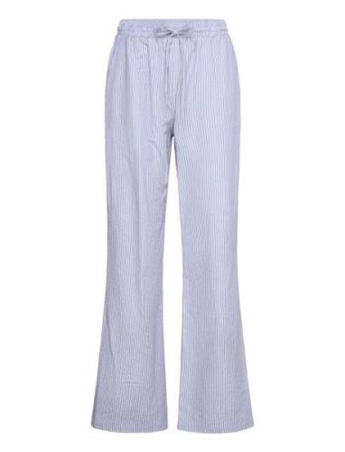 Rani Pants Bottoms Trousers Wide Leg Blue Noella