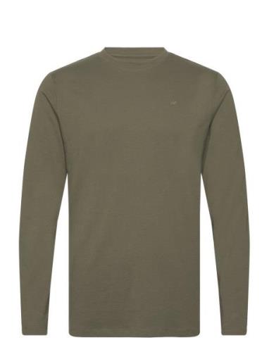 Timmi Organic Recycle L/S Tee Tops T-Langærmet Skjorte Khaki Green Kro...