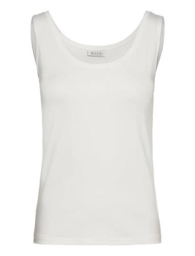 Maels Tops T-shirts & Tops Sleeveless White Masai