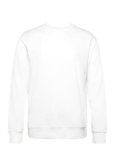 O-Neck Sweat Tops Sweatshirts & Hoodies Sweatshirts White Lindbergh