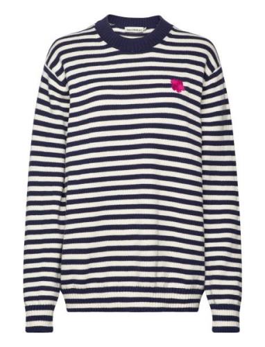 Kesäkoju Patja Tops Knitwear Jumpers Navy Marimekko