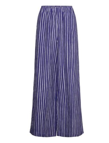 Merivirta Piccolo Bottoms Trousers Wide Leg Blue Marimekko