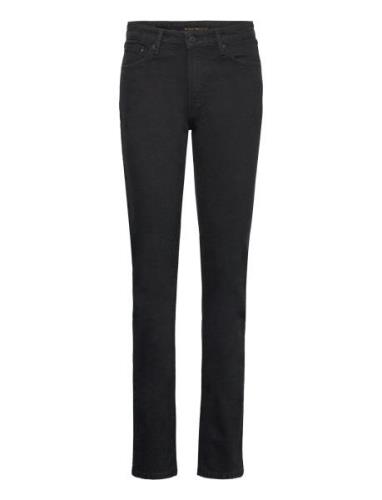 Mellow Mae So Black Bottoms Jeans Straight-regular Black Nudie Jeans