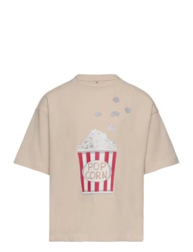 T-Shirt Tops T-Kortærmet Skjorte Beige Sofie Schnoor Baby And Kids