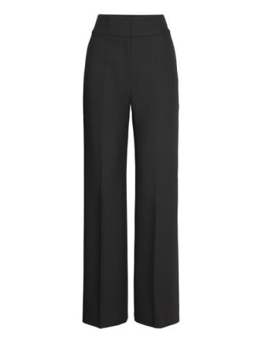 Himia Bottoms Trousers Wide Leg Black HUGO