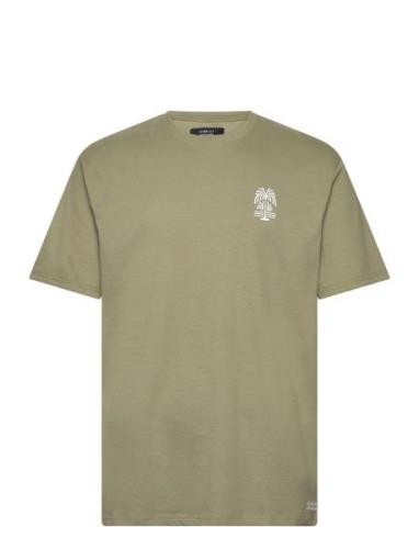 Augustus Organic Tee Tops T-Kortærmet Skjorte Green Clean Cut Copenhag...