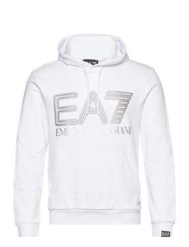 Sweatshirts Tops Sweatshirts & Hoodies Hoodies White EA7