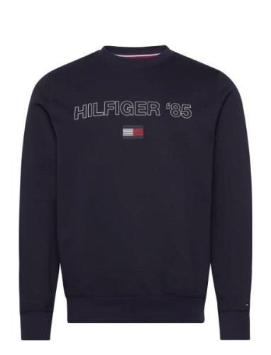 Hilfiger 85 Sweatshirt Tops Sweatshirts & Hoodies Sweatshirts Blue Tom...