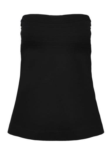 Luba Tube Top Tops T-shirts & Tops Sleeveless Black Residus