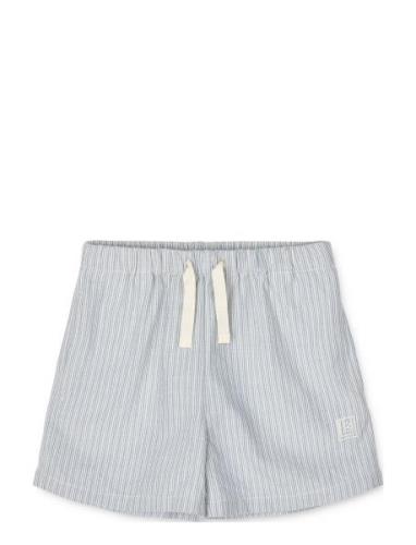 Madison Stripe Shorts Bottoms Shorts Blue Liewood