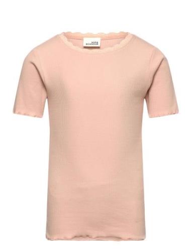 T-Shirt Tops T-Kortærmet Skjorte Pink Sofie Schnoor Baby And Kids