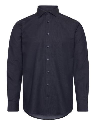 Bs Deion Modern Fit Shirt Tops Shirts Business Navy Bruun & Stengade