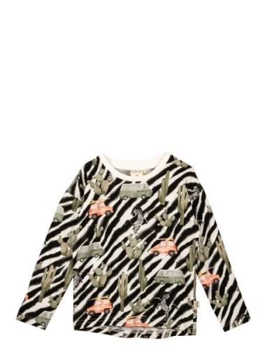 Zepra Shirt Tops T-shirts Long-sleeved T-Skjorte Multi/patterned Ma-ia...