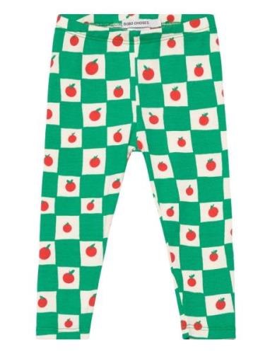 Baby Tomato All Over Leggings Bottoms Leggings Green Bobo Choses