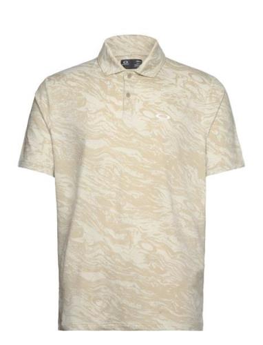 Oakley Duality Jacquard Tops Polos Short-sleeved Beige Oakley Sports