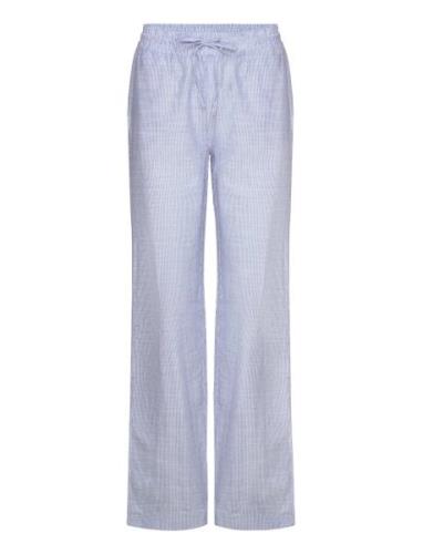 Mai Trouser Bottoms Trousers Wide Leg Blue Once Untold