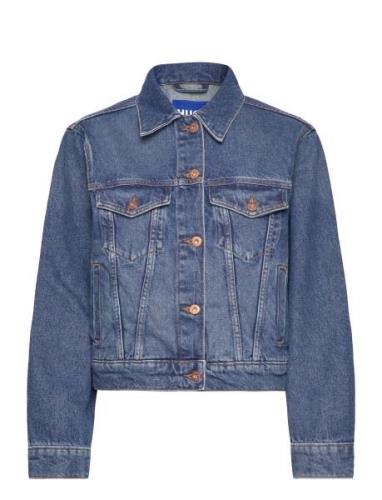 Anouk_B Jakke Denimjakke Blue HUGO BLUE