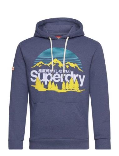 Great Outdoors Graphic Hoodie Tops Sweatshirts & Hoodies Hoodies Blue ...