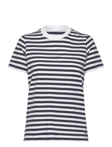 Dabra Stripe T-Shirt Tops T-shirts & Tops Short-sleeved Black Tamaris ...