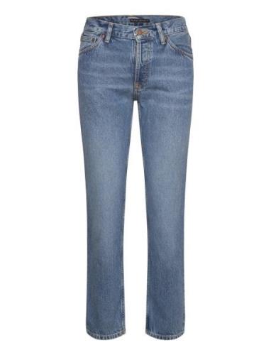 Shady Sadie Indigo Blues Bottoms Jeans Straight-regular Blue Nudie Jea...