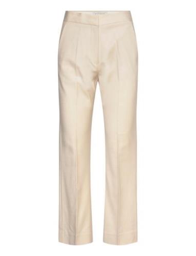 Kick Flare Trouser Bottoms Trousers Straight Leg Beige House Of Dagmar