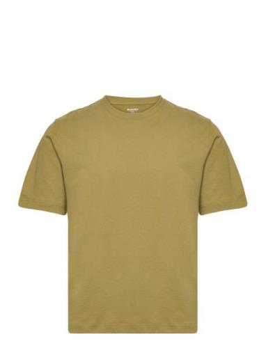 Mid Sleeve Tee Tops T-Kortærmet Skjorte Green Resteröds