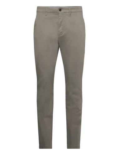 Denton Chino Printed Structure Bottoms Trousers Chinos Grey Tommy Hilf...