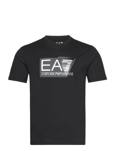 T-Shirt Tops T-Kortærmet Skjorte Black EA7