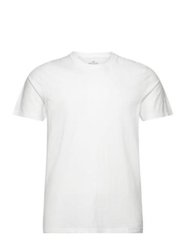 Hco. Guys Knits Tops T-Kortærmet Skjorte White Hollister