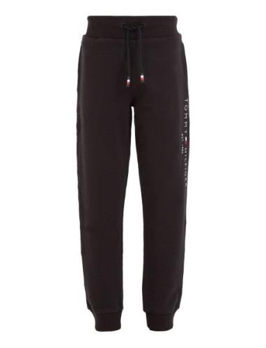 Essential Sweatpants Bottoms Sweatpants Black Tommy Hilfiger