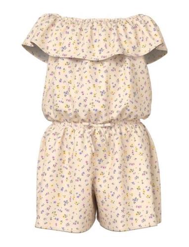 Nkfvinaya Ss Playsuit Fffff Noos Jumpsuit Yellow Name It