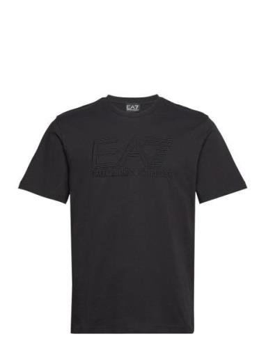 T-Shirt Tops T-Kortærmet Skjorte Black EA7