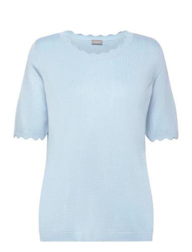 Frclia Pu 7 Tops Knitwear Jumpers Blue Fransa