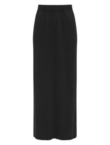 Onlmay Life Long Skirt Jrs Lang Nederdel Black ONLY