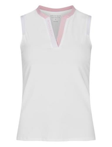 Abby Sleeveless Top Sport T-shirts & Tops Sleeveless White Röhnisch