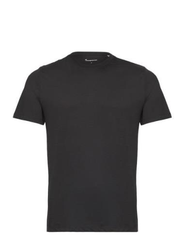 Basic T-Shirt - Gots/Vegan Tops T-Kortærmet Skjorte Black Knowledge Co...