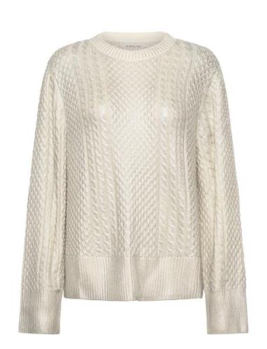 Quinn Thin Turtleneck Wool Top Tops Knitwear Jumpers Cream Malina