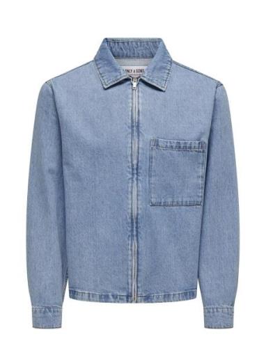 Onsjeppe 9628 Azg Dnm Jacket Jakke Denimjakke Blue ONLY & SONS