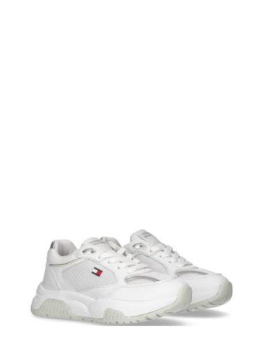 Low Cut Lace-Up Sneaker Low-top Sneakers White Tommy Hilfiger