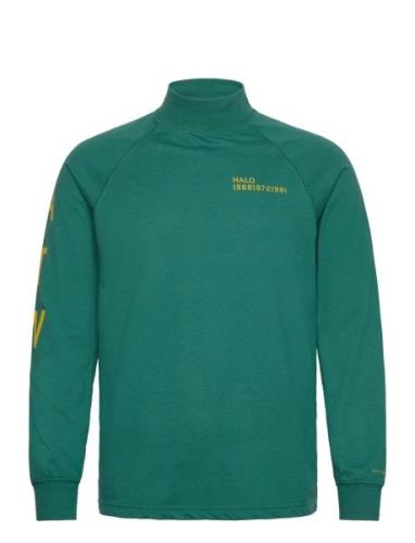 Halo Logo Training Shirt Tops T-Langærmet Skjorte Green HALO