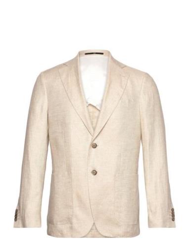 Ness Jacket Suits & Blazers Blazers Single Breasted Blazers Beige SIR ...