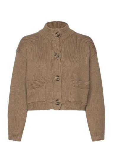 Clenepw Ca Tops Knitwear Cardigans Beige Part Two