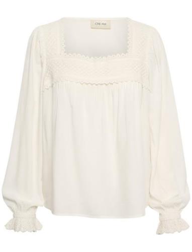 Crmilla Blouse Tops Blouses Long-sleeved Cream Cream