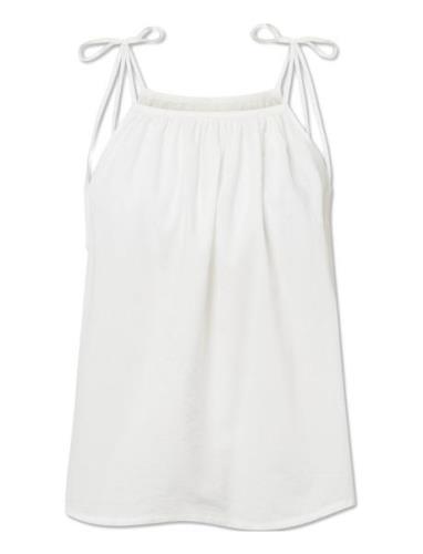 Sia Top Tops T-shirts & Tops Sleeveless White STUDIO FEDER