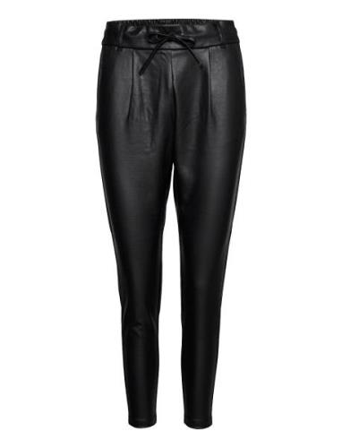 Onlpoptrash Easy Coated Pant Pnt Noos Bottoms Trousers Leather Legging...