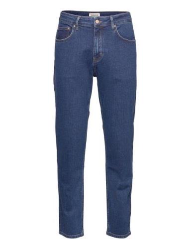 Rinsed Blue Loose Jeans Bottoms Jeans Relaxed Blue Revolution