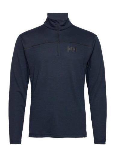 Hp 1/2 Zip Pullover Sport T-Langærmet Skjorte Blue Helly Hansen