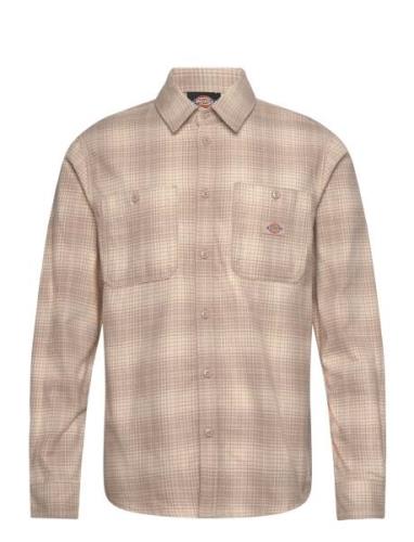 Evansville Ls Designers Shirts Casual Beige Dickies